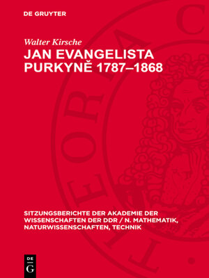 cover image of Jan Evangelista Purkyně 1787–1868